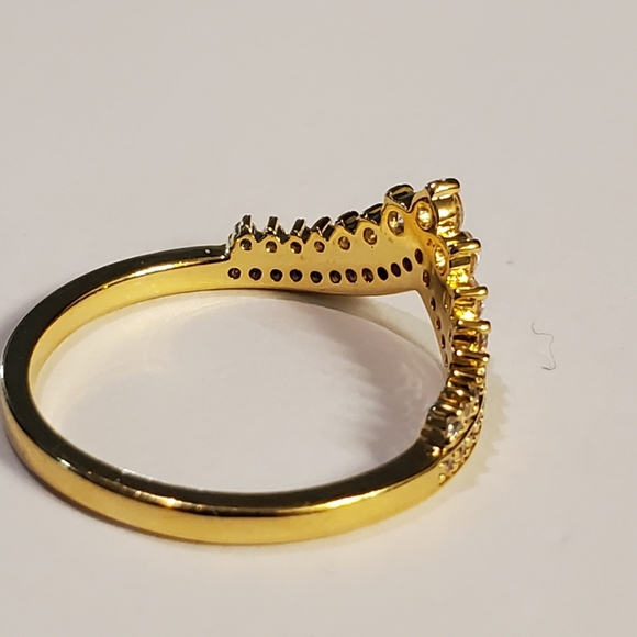 Authentic NEW Timeless Wish Tiara Ring 14K GP CZ Two Available - Picture 10 of 10